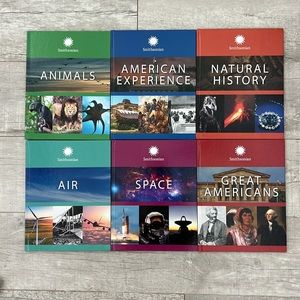 Book‎ Lot 6 Smithsonian Interactive Library Books SD-X Pen Not Included Harcover